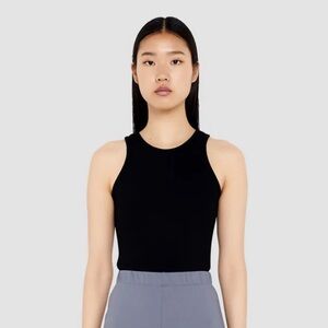 Sundarbay Black Ribbed Tank Top